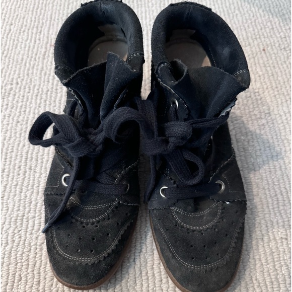 Isabel marant designer platform sneakers size 39 European (size 8 US) - Picture 2 of 5